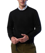 NORTH SAILS N|S Wool crew neck sweater black - Men's Sweaters - 3