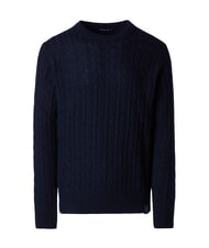 NORTH SAILS N|S Cable knit crew neck sweater navy blue - Men's Sweaters - 5