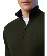 NORTH SAILS N|S Half-zip turtleneck sweater forest green - Men's Sweaters - 3
