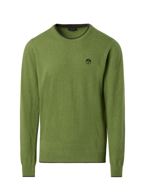N|S Crew neck sweater sage - Men's Sweaters