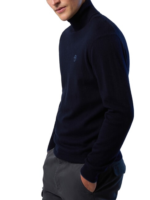 N|S Turtleneck sweater navy blue - Men's Sweaters