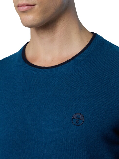 N|S Crew neck sweater water green - Men's Sweaters