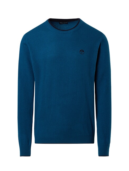 N|S Crew neck sweater water green - Men's Sweaters