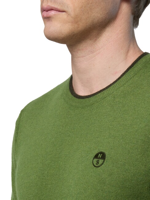 N|S Crew neck sweater sage - Men's Sweaters