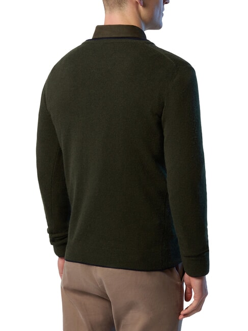 N|S Crew neck sweater forest green - Men's Sweaters