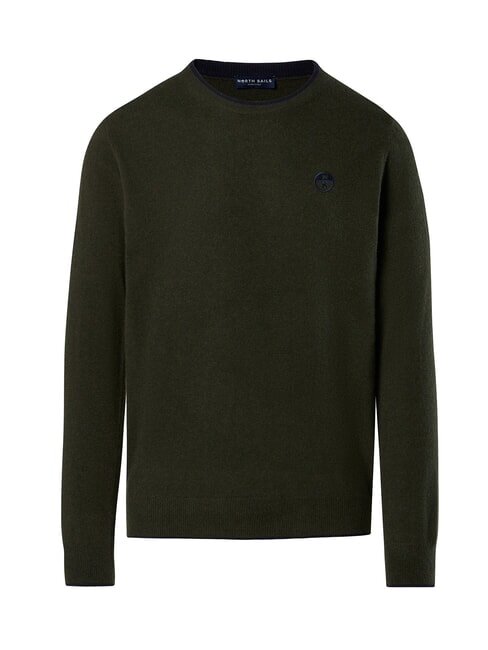 N|S Crew neck sweater forest green - Men's Sweaters
