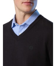 NORTH SAILS N|S V-neck sweater black - Men's Sweaters - 3