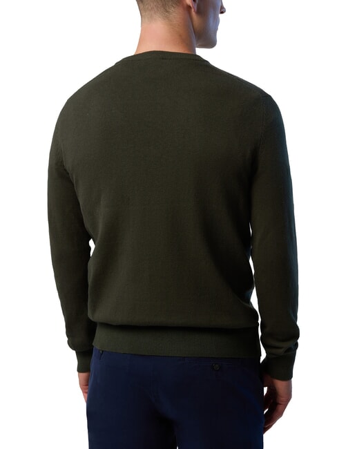 N|S V-neck sweater forest green - Men's Sweaters