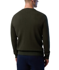 NORTH SAILS N|S V-neck sweater forest green - Men's Sweaters - 2