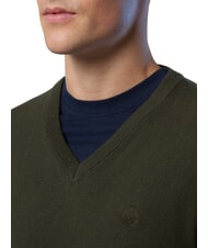 NORTH SAILS N|S V-neck sweater forest green - Men's Sweaters - 4