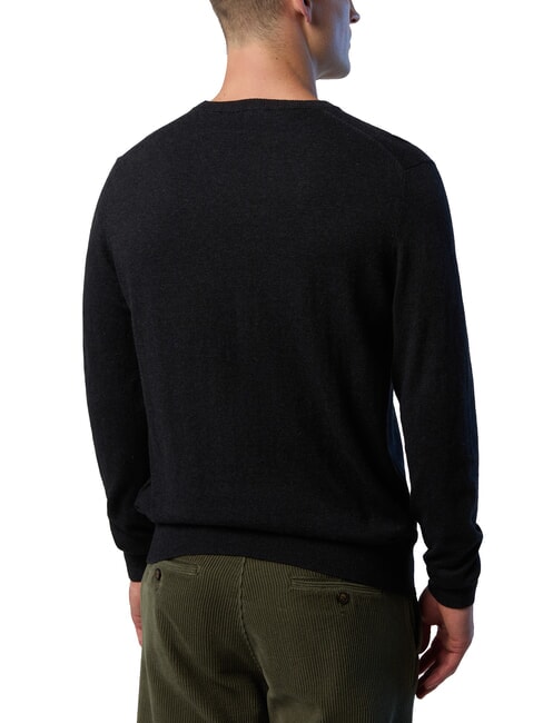 N|S Crewneck sweater dark gray melange - Men's Sweaters