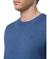 NORTH SAILS N|S Crewneck sweater blue melange denim - Men's Sweaters - 4