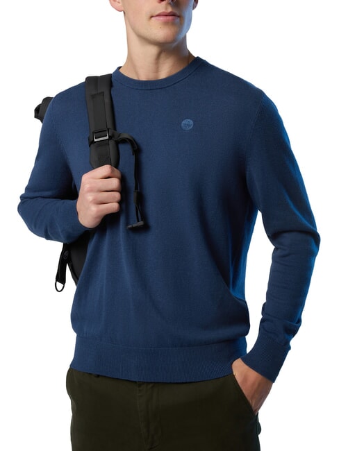 N|S Crewneck sweater dark denim - Men's Sweaters