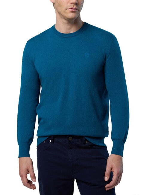 N|S Crewneck sweater water green - Men's Sweaters