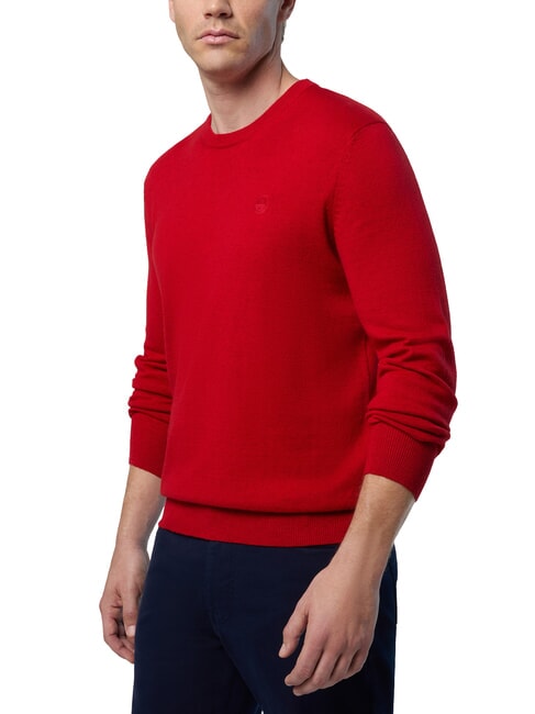 N|S Crewneck sweater red lava - Men's Sweaters