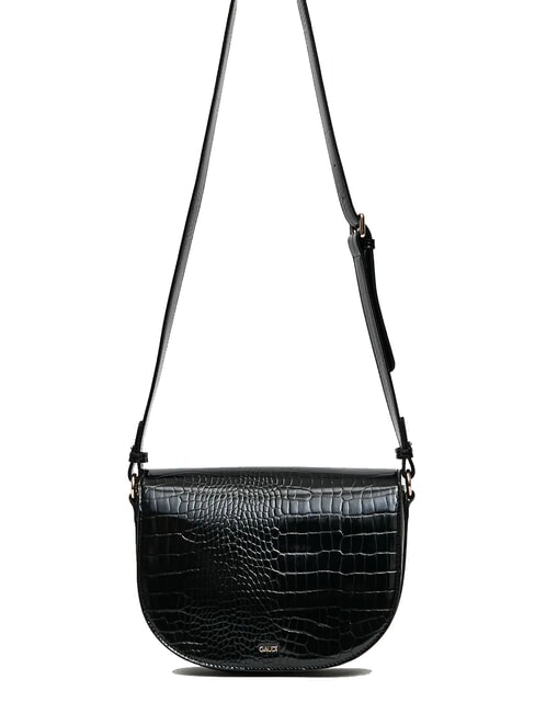 EVELYN COCCO Medium printed shoulder bag BLACK - Women’s Bags