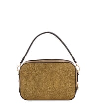 BORBONESE TULIP Mini handbag with shoulder strap natural op / black - Women’s Bags - 3