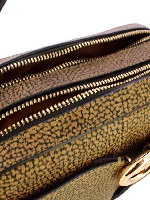 TULIP Mini handbag with shoulder strap natural op / black - Women’s Bags