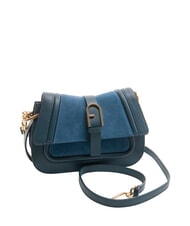 FURLA FLOW Small leather bag with shoulder strap - Women’s Bags