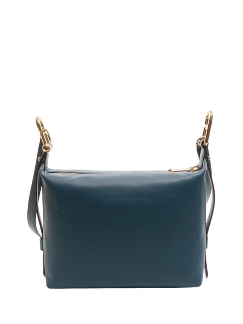 TONIE Shoulder bag, leather gray blue - Women’s Bags