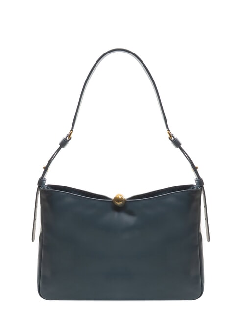 SFERA SOFT Leather shoulder bag gray blue - Women&rsquo;s Bags