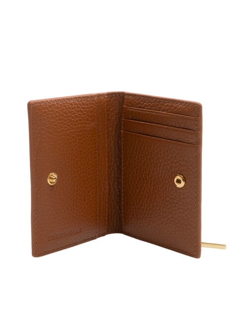 METALLIC SOFT Leather wallet cognac - Women&rsquo;s Wallets