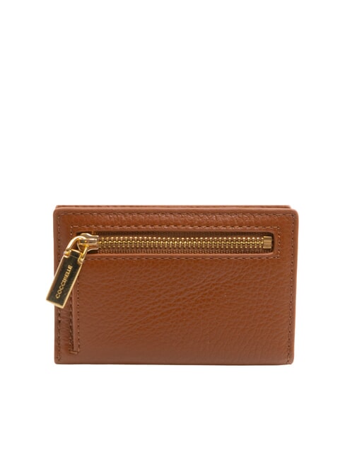 METALLIC SOFT Leather wallet cognac - Women&rsquo;s Wallets