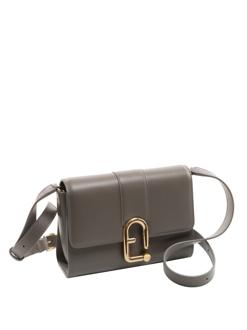 URBAN Small leather shoulder bag urban gray - Women&rsquo;s Bags