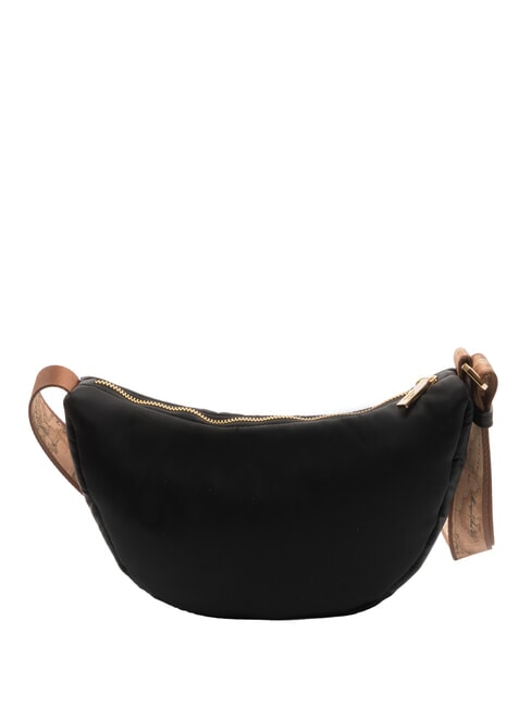 PUFFY NYLON Mini crescent shoulder bag Black - Women’s Bags