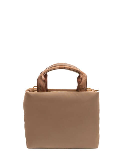 PUFFY NYLON Small handbag with shoulder strap greige - Women’s Bags