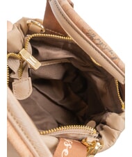 ALVIERO MARTINI PRIMA CLASSE PUFFY NYLON Small handbag with shoulder strap greige - Women’s Bags - 5