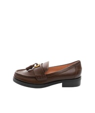 COCCINELLE BEAT SELLERIA Leather moccasins with tassel - Women’s shoes