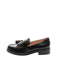 COCCINELLE BEAT SHINY Leather moccasins with tassel - Women’s shoes