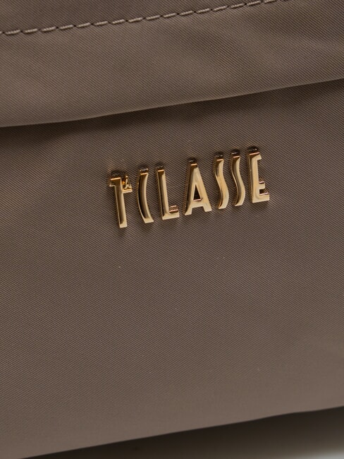 STORMY NYLON Backpack with pocket turtledove - Women’s Bags