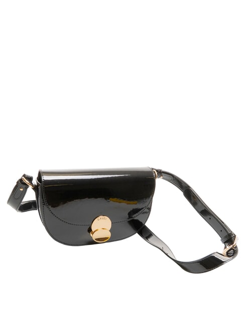 EVELYN LAK Small patent leather shoulder bag BLACK - Women’s Bags