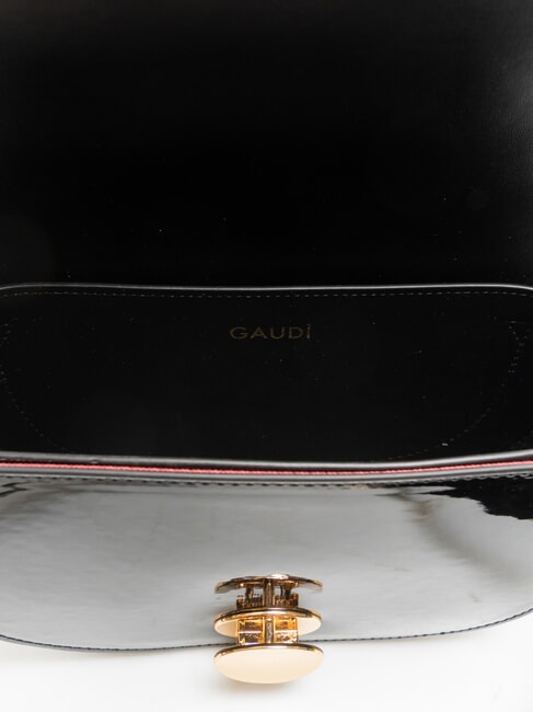 EVELYN LAK Small patent leather shoulder bag BLACK - Women’s Bags