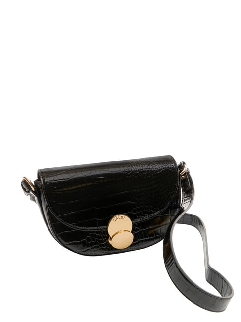 EVELYN COCCO Small printed shoulder bag BLACK - Women’s Bags