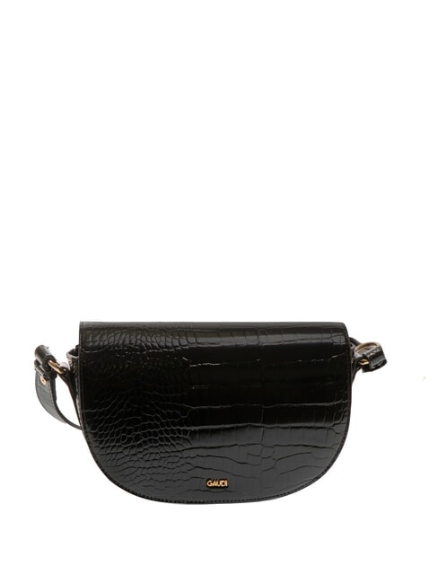 EVELYN COCCO Small printed shoulder bag BLACK - Women’s Bags