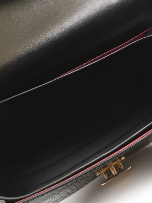 EVELYN COCCO Small printed shoulder bag BLACK - Women’s Bags