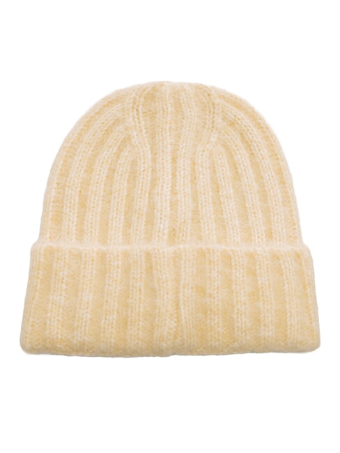 ESTELLE Cuffed beanie hat CREAM - Hats