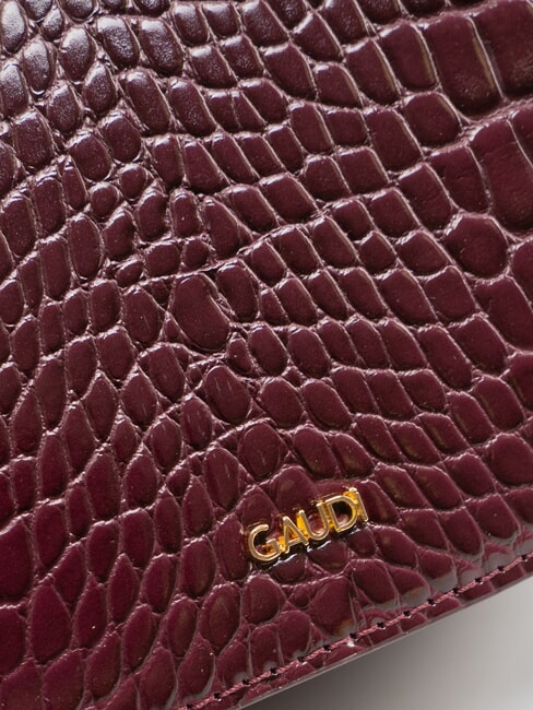 EVELYN COCCO Small printed shoulder bag wine - Women&rsquo;s Bags