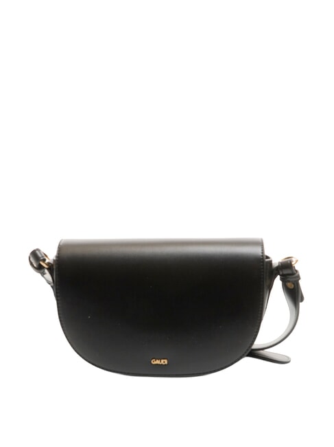 EVELYN Small shoulder bag with flap BLACK - Women’s Bags