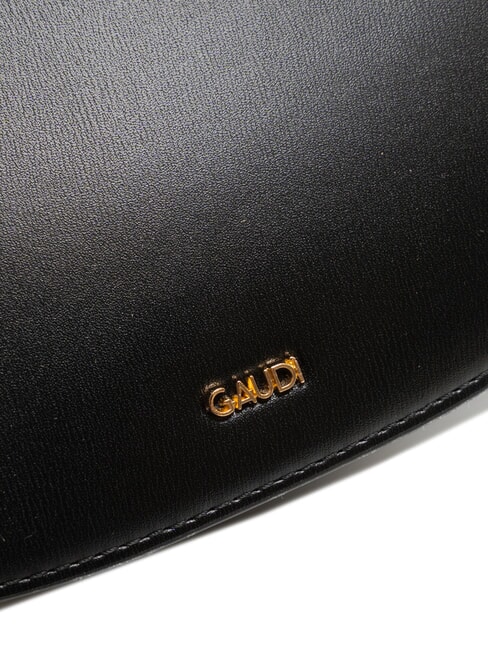 EVELYN Small shoulder bag with flap BLACK - Women’s Bags