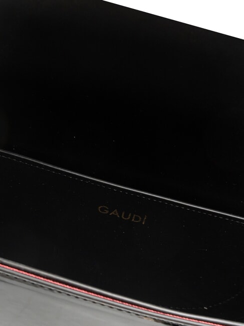 EVELYN Small shoulder bag with flap BLACK - Women’s Bags