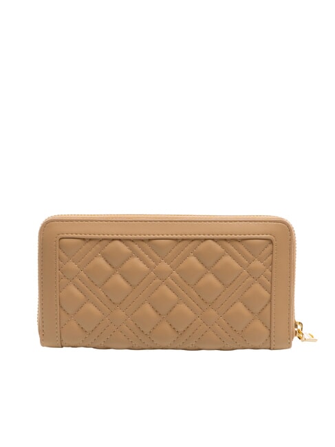 QUILTED Large zip-around wallet beige - Women&rsquo;s Wallets