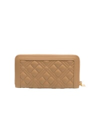 LOVE MOSCHINO QUILTED Large zip-around wallet beige - Women&rsquo;s Wallets - 3