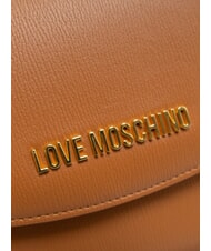 LOVE MOSCHINO CHUNKY TAB Bag with flap and shoulder strap LEATHER - Women&rsquo;s Bags - 4