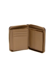 LOVE MOSCHINO EMBOSSED Compact zip-around wallet chocolate - Women’s Wallets - 2