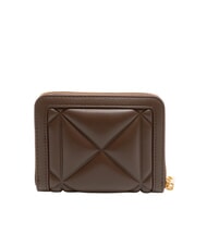 LOVE MOSCHINO EMBOSSED Compact zip-around wallet chocolate - Women’s Wallets - 3