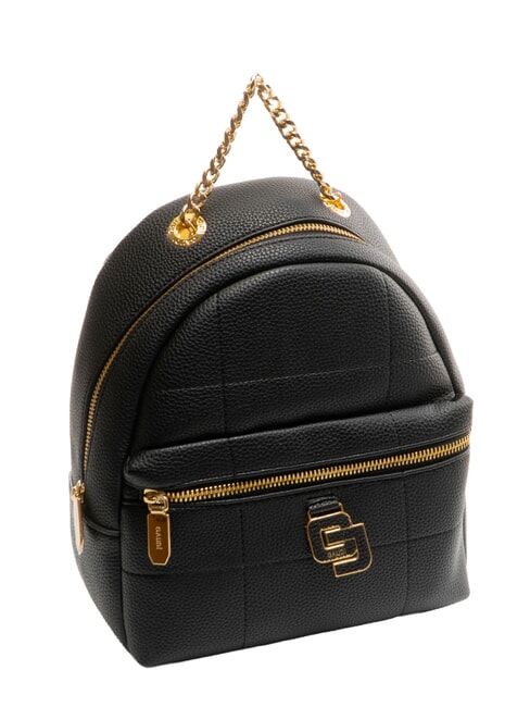 ESMERALDA Backpack with chain handle BLACK - Women’s Bags